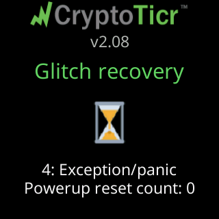 Glitch recovery, with the exception code underneath