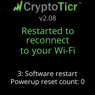 Restarted to reconnect to your Wi-Fi