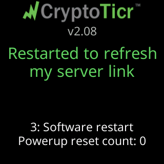 Restarted to refresh my server link