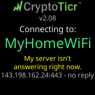 My server isn’t answering right now