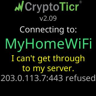 I can’t get through to my server, with 203.0.113.7:443 refused under it
