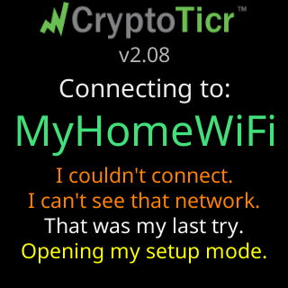I couldn’t connect: that was my last try, opening my setup mode