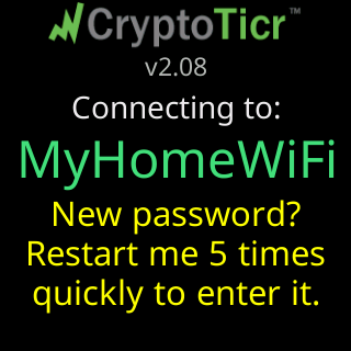 New password? Restart me 5 times quickly to enter it