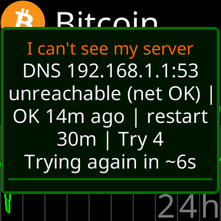 The outage box: I can’t see my server, with the verdict and a countdown
