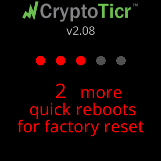 The ticker at step 3: Again