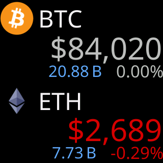 Two coins with Icon + Symbol